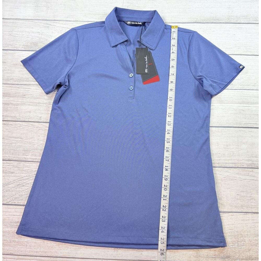 Travis Matthew Women’s Lot Of 2 Performance Lightweight Polos Blue Size M - Picture 3 of 8